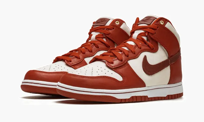 Кроссовки Nike Dunk High Lxx WMNS «Cinnabar» белый,красный