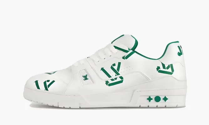 Кроссовки Louis Vuitton Trainer «Green» зеленый