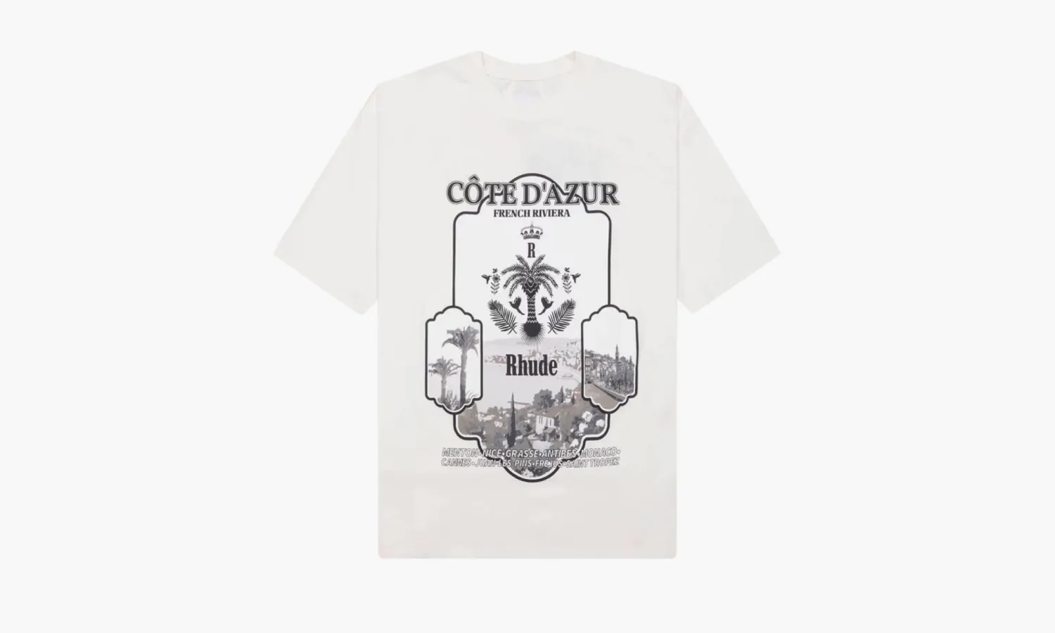 RHUDE Azur Mirror Tee «Vintage White»