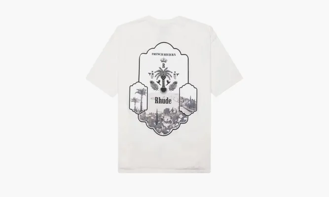Одежда RHUDE Azur Mirror Tee «Vintage White» белый