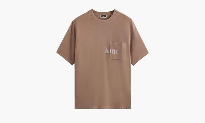 Одежда KITH Quinn Tee «Morganite» коричневый