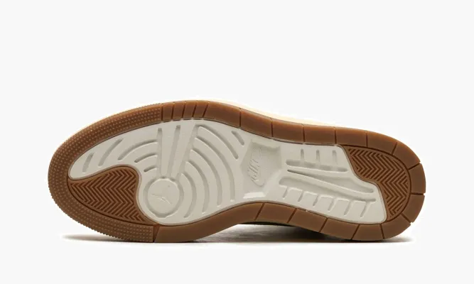 Кроссовки Air Jordan 1 Elevate High SE WMNS «Sail / Pale Vanilla / Gum Medium Brown / College Grey» белый