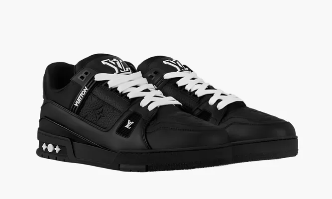 Кроссовки Louis Vuitton Trainer «Spider» черный