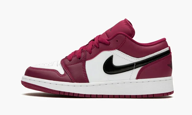 Кроссовки Air Jordan 1 Low GS «Noble Red» серый