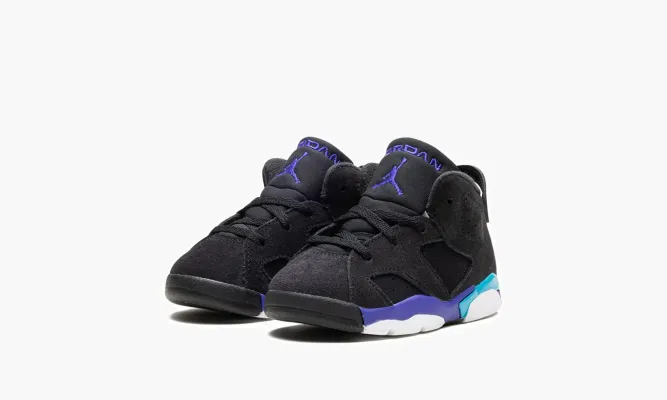 Для самых маленьких Air Jordan 6 Retro TD «Aqua» бежевый