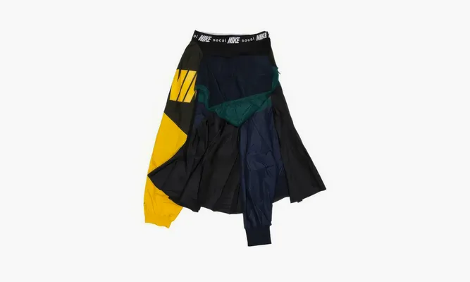 Одежда Nike X Sacai Skirt WMNS «Dark Obsidian» черный