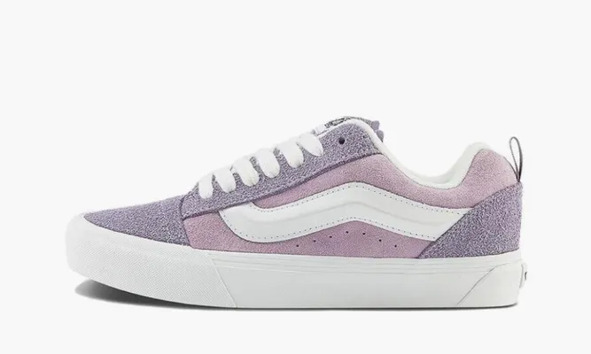 Кроссовки  Vans Knu-Skool «Hairy Suede - Grey Ridge» фиолетовый