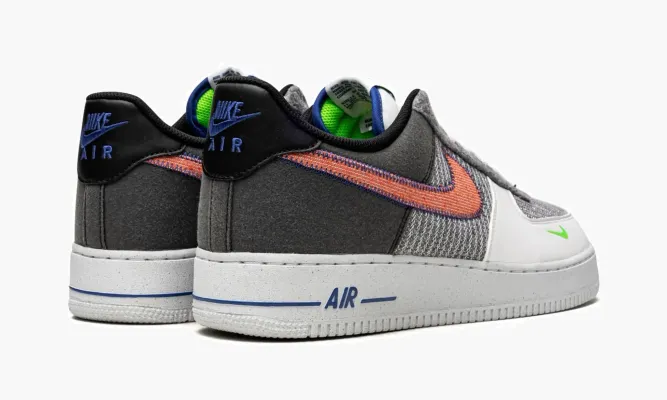 Кроссовки Air Force 1 07 «Recycled White» серый