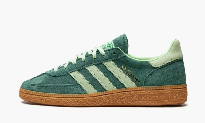 Кроссовки Adidas Handball Spezial WMNS «Collegiate Green Semi Green Spark» зеленый