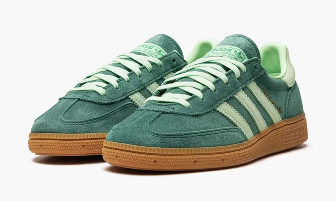 Кроссовки Adidas Handball Spezial WMNS «Collegiate Green Semi Green Spark» зеленый