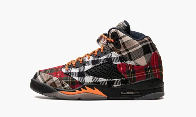 Кроссовки Air Jordan 5 GS «Plaid» белый