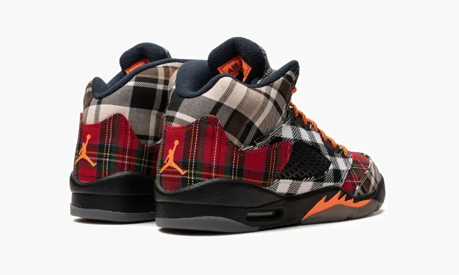 Кроссовки Air Jordan 5 GS «Plaid» белый
