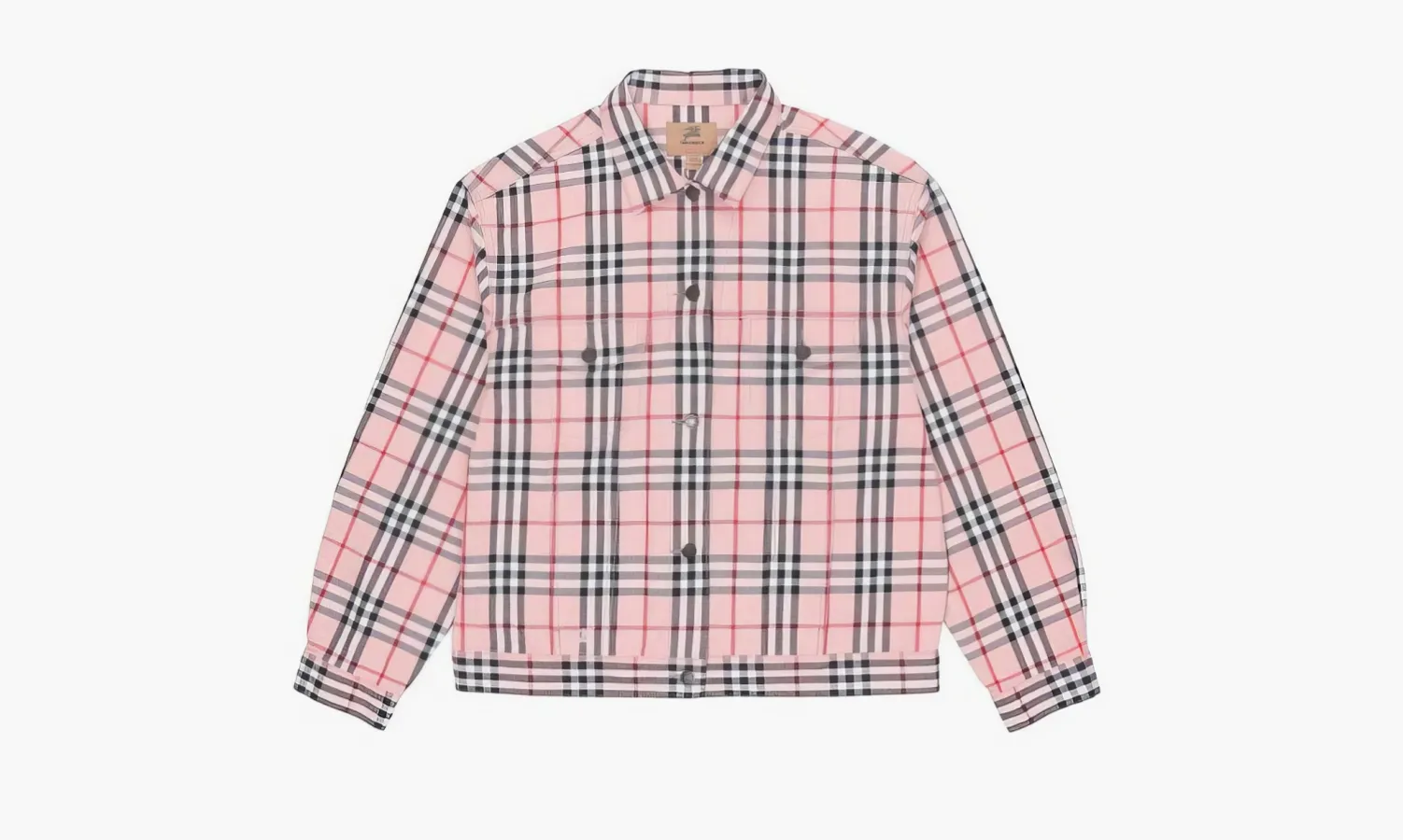 Supreme X Burberry Trucker Jacket «Pink»