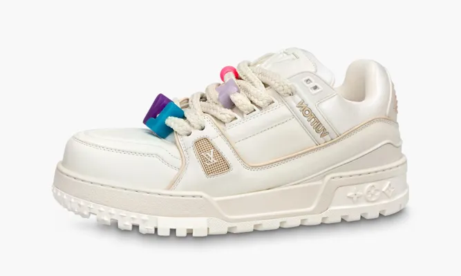 Кроссовки Louis Vuitton Trainer Maxi «White» белый