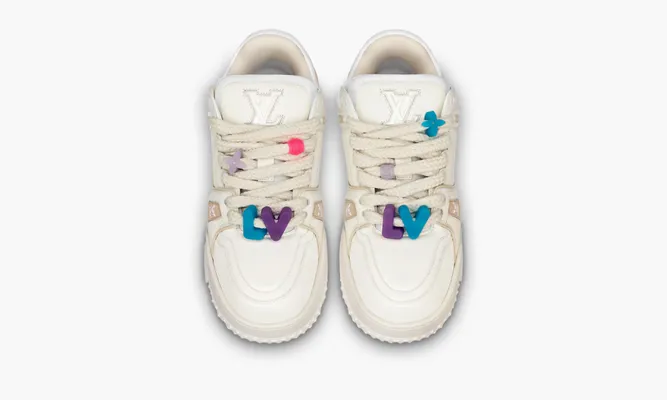 Кроссовки Louis Vuitton Trainer Maxi «White» белый