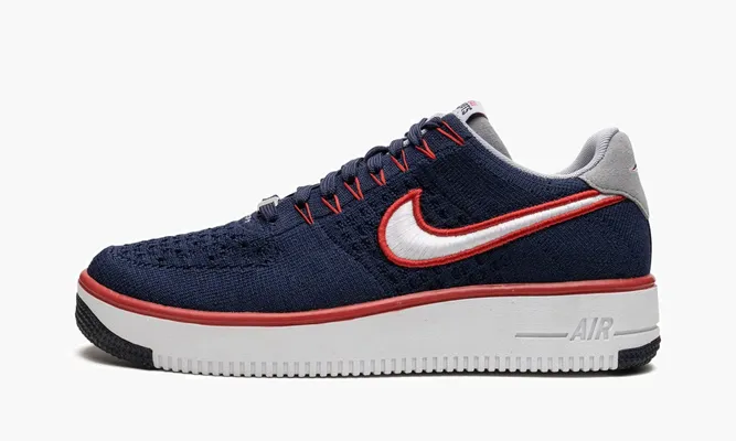 Кроссовки Air Force 1 «Flyknit »RKK«» синий