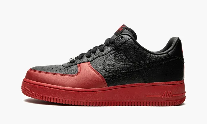 Кроссовки Air Force 1 Low «Flu Game 12» черный,красный