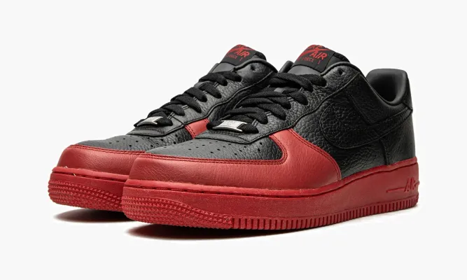 Кроссовки Air Force 1 Low «Flu Game 12» черный,красный