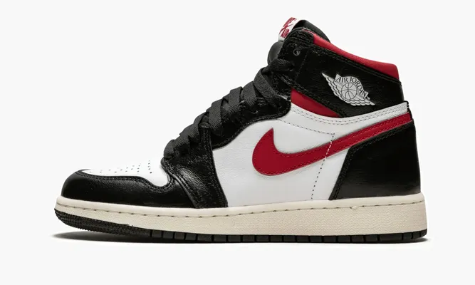Кроссовки Air Jordan 1 Retro High OG GS «Gym Red» черный