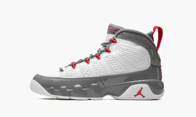Кроссовки Air Jordan 9 GS «Fire Red» белый