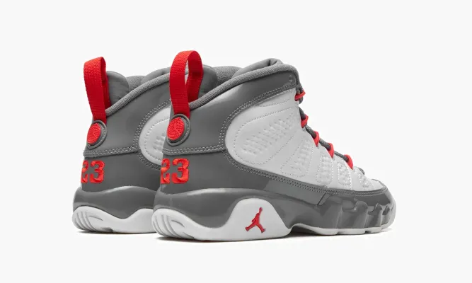 Кроссовки Air Jordan 9 GS «Fire Red» белый