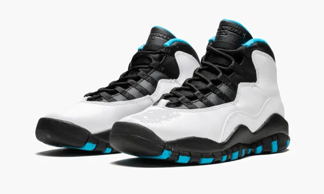 Кроссовки Air Jordan 10 Retro GS «Powder Blue» белый