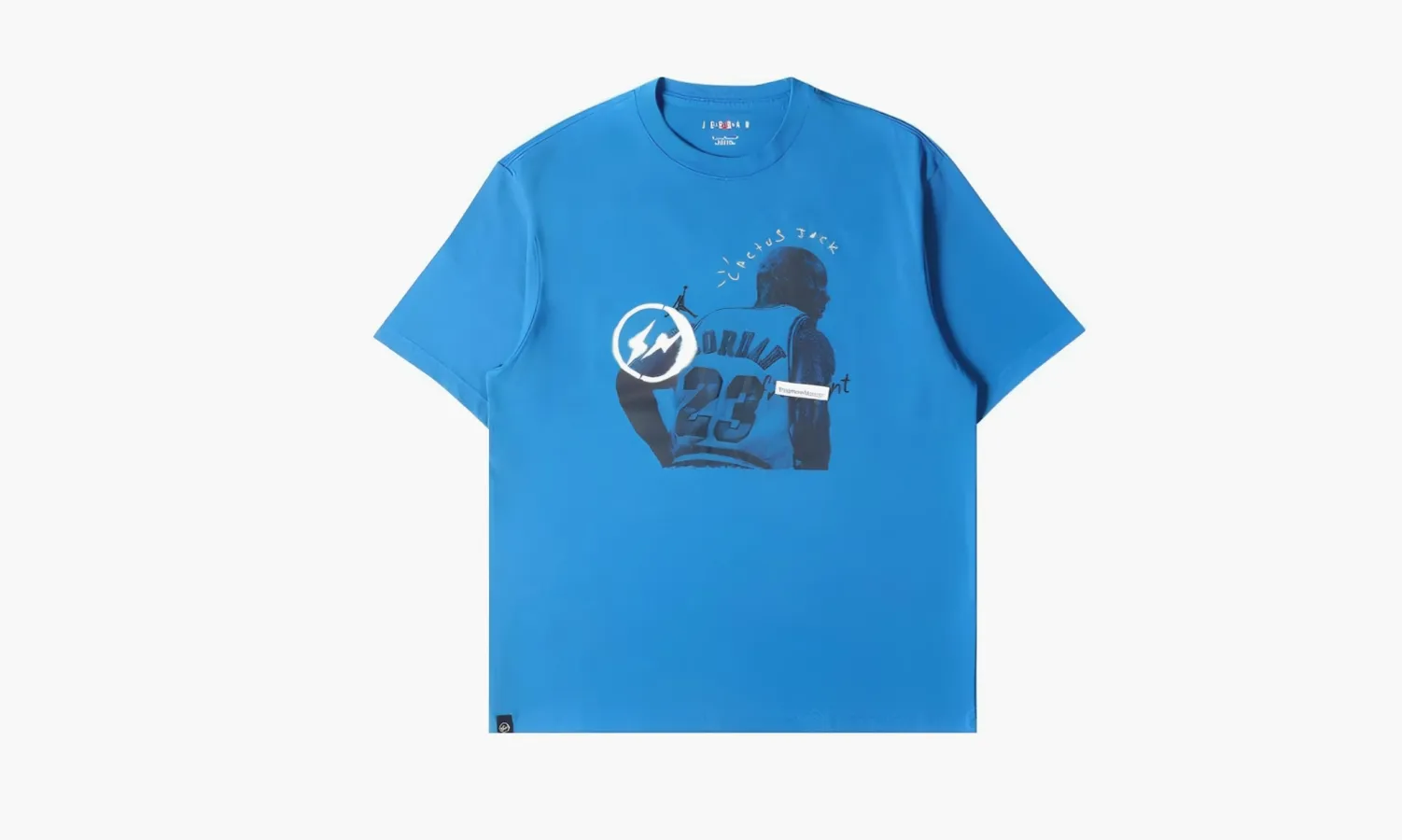 Air Jordan X Travis Scott X Fragment T-shirt «Blue»