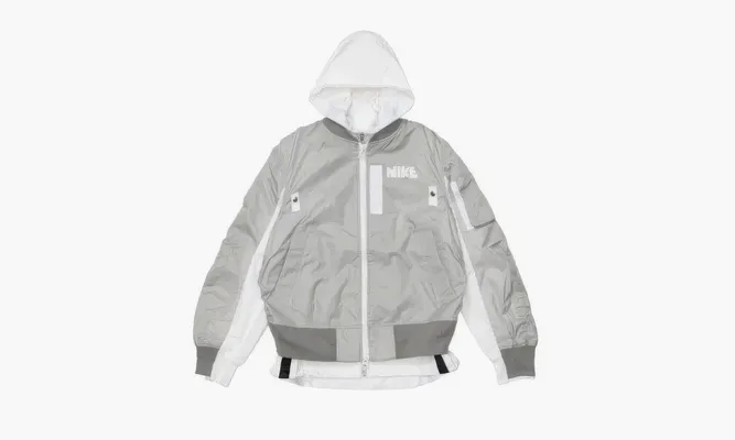 Одежда Nike X Sacai Double Jacket «Grey» серый