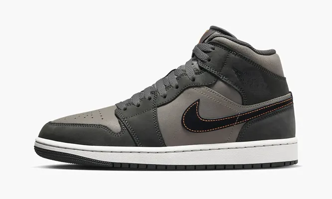 Кроссовки Air Jordan 1 Mid SE «Night Stadium» серый