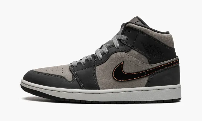 Кроссовки Air Jordan 1 Mid SE «Night Stadium» серый