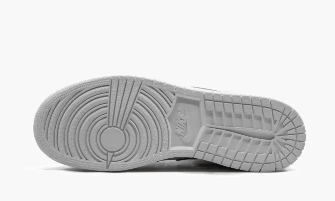 Кроссовки Air Jordan 1 Retro High Bg «Silver Medal» черный