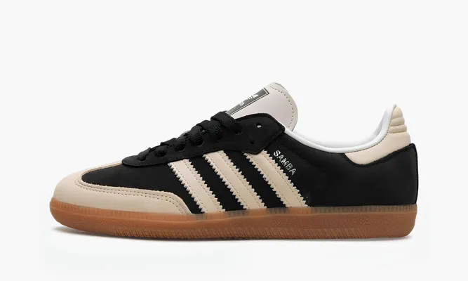Кроссовки Adidas Samba OG WMNS «Black Wonder White» черный