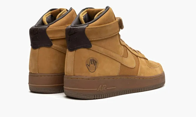 Кроссовки Air Force 1 Hi Premium «Bobbito» золотой