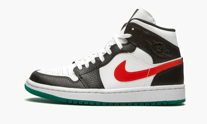 Кроссовки Air Jordan 1 Mid WMNS «Alternate Swooshes» белый