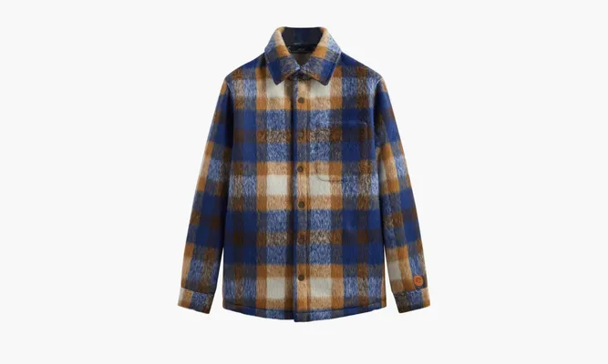 Одежда Kith Check Sheridan Shirt Jacket «Equilibrium» синий