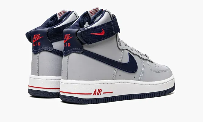 Кроссовки Air Force 1 HIGH MNS WMNS «Patriots» серый