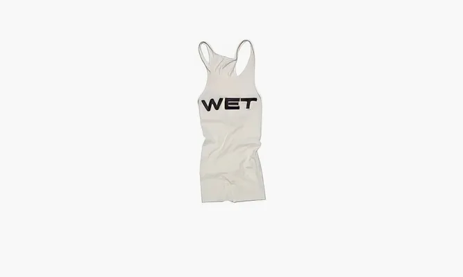 Одежда Yeezy Mowalola Wet Tank «White» Белый