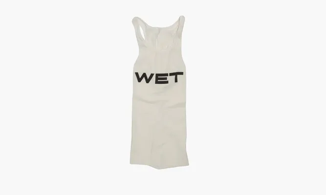Одежда Yeezy Mowalola Wet Tank «White» Белый