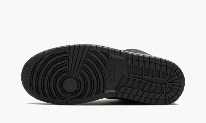 Кроссовки Air Jordan 1 Low SE Craft «Dark Smoke Grey / Varsity Red» черный
