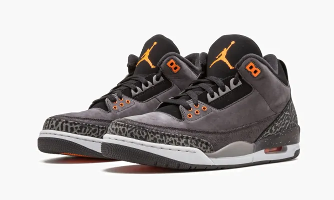 Кроссовки Air Jordan 3 Retro «Fear Pack» серый