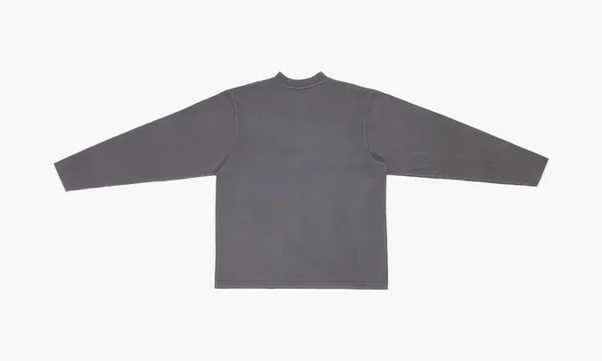 Одежда Yeezy Long Sleeve T-shirt «Dark Grey» Серый