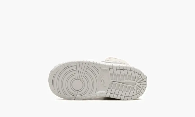 Для самых маленьких Air Jordan 1 Mid SE Craft TD «White Grey» бежевый