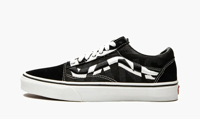 Кроссовки Vans Old Skool «Embroidered Logo» черный