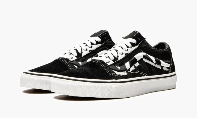 Кроссовки Vans Old Skool «Embroidered Logo» черный