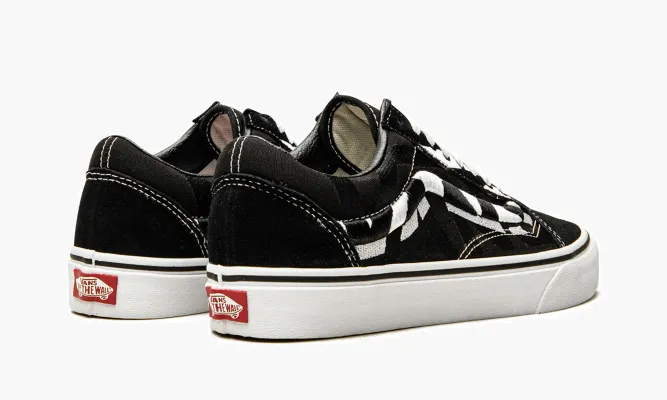 Кроссовки Vans Old Skool «Embroidered Logo» черный