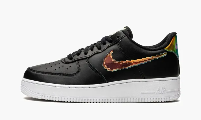 Кроссовки Air Force 1 Low «Iridescent Pixel - Black» черный