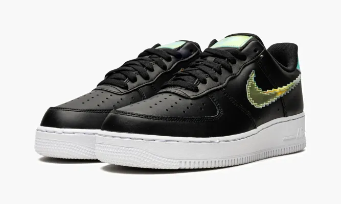 Кроссовки Air Force 1 Low «Iridescent Pixel - Black» черный