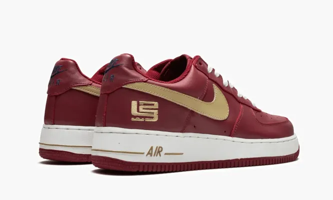 Кроссовки Air Force 1 «Lebron» красный