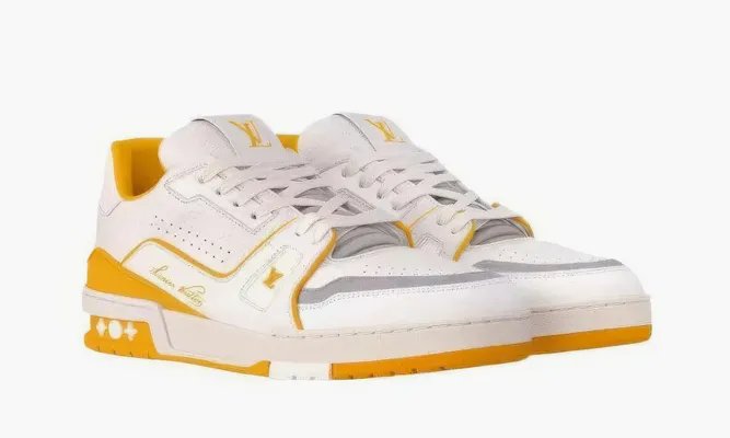 Кроссовки Louis Vuitton «Trainer» желтый