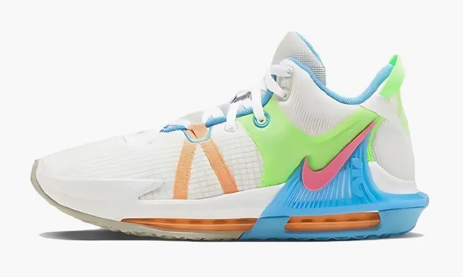 Для баскетбола Nike Lebron Witness 7 Grey Fog Multi-color разноцветный